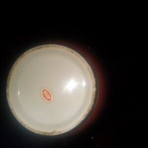 Vintage Hand painted Orange Brown Japanese Vase